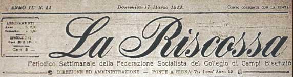 La Riscossa, settimanale socialista