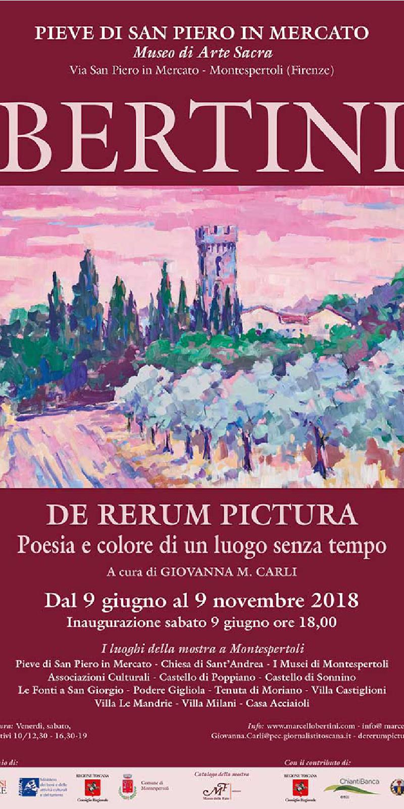 Mostra DE RERUM PICTURA 9 giugno, 9 novembre 2018 Mostra DE RERUM PICTURA 9 giugno, 9 novembre 2018