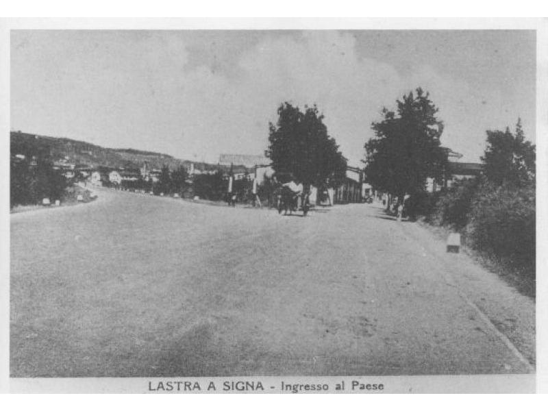 Lastra a Signa ingresso del paese (località Tripetetolo) 1920