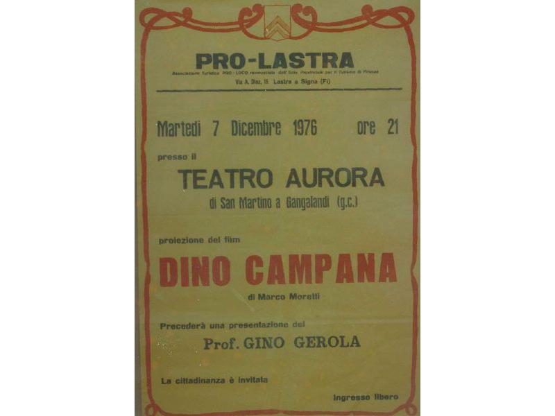 1976 Proiezione del film Dino Campana di Marco Moretti