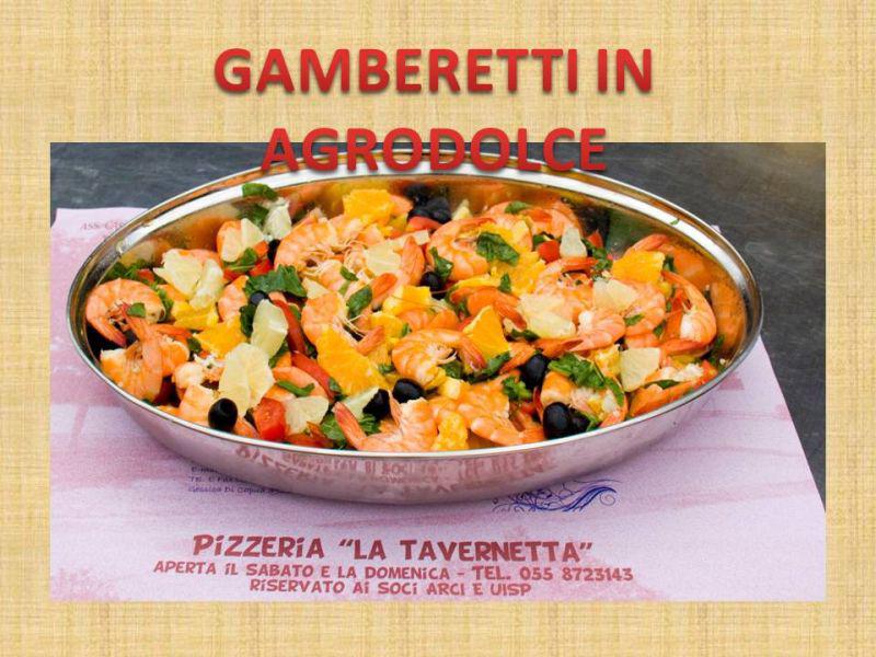 Gamberetti in agrodolce