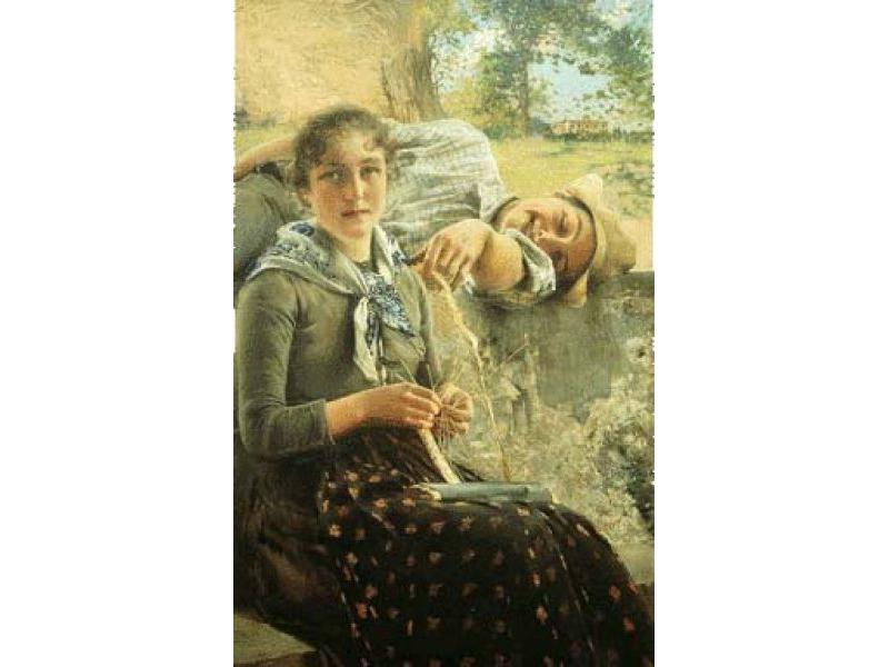 Stella e Piero (1889) | Vittorio Corcos