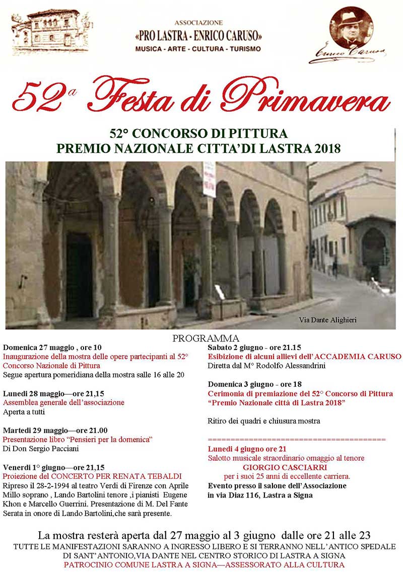 Pro Lastra Premio di pittura 2018 Pro Lastra Premio di pittura 2018