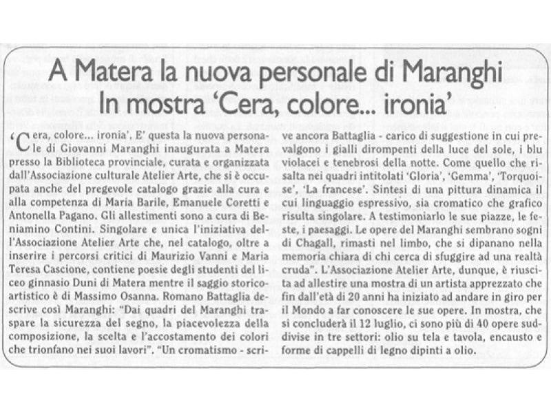 METROPOLI  per matera 04 VII 03