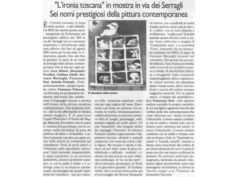 METROPOLI FIRENZE per calendario Polistampa 11 I  02