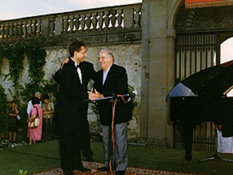 Con Giuseppe Taddei