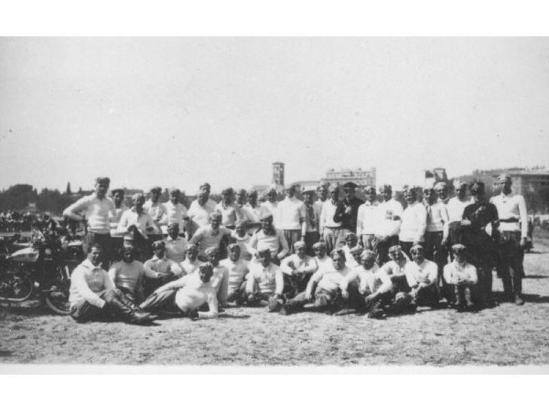Motociclisti - 1930 circa | Lastra a Signa