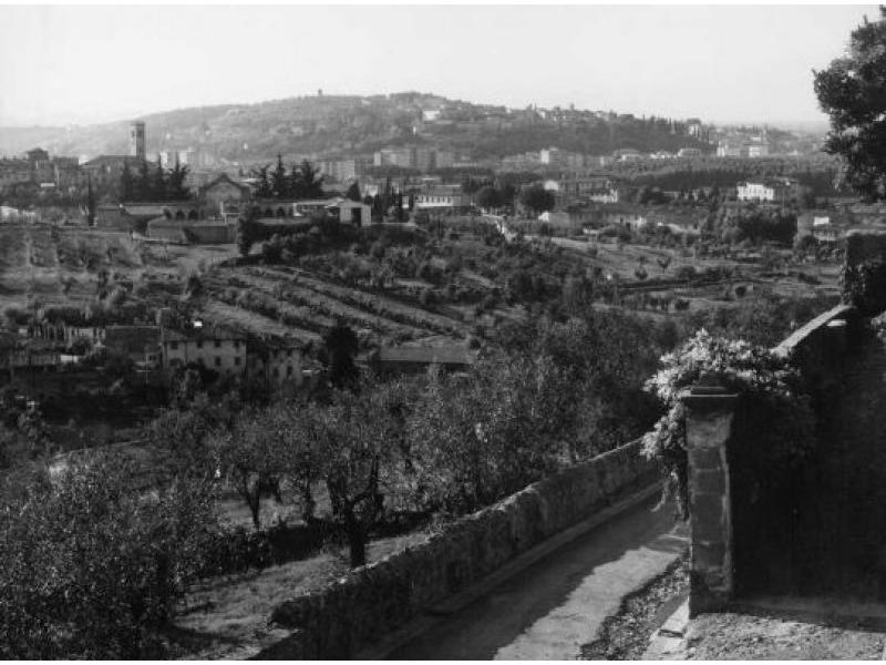 San Martino a Gangalandi dalla chiesa di Calcinaia 1950 | Lastra a Signa