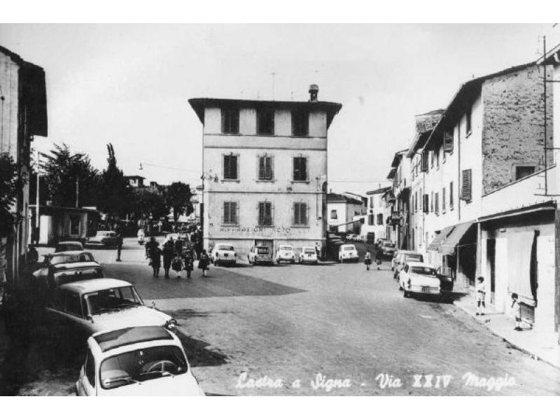 via 24 Maggio - zona La Posta - 1960 | Lastra a Signa