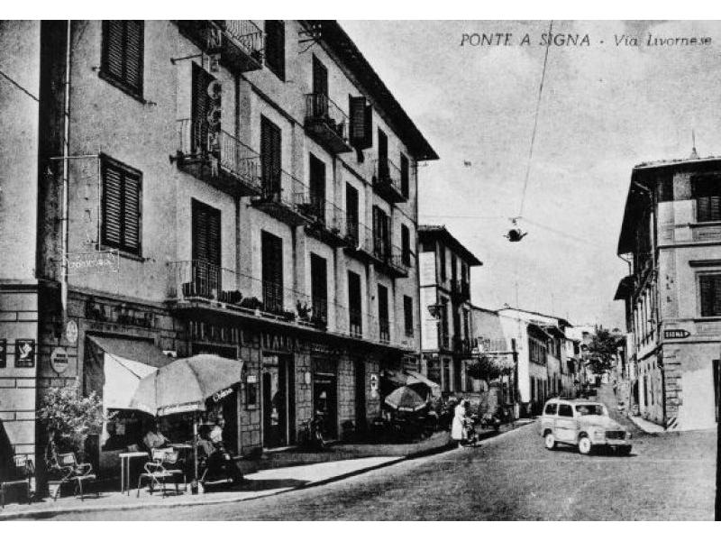 Ponte a Signa , via Livornese 1960