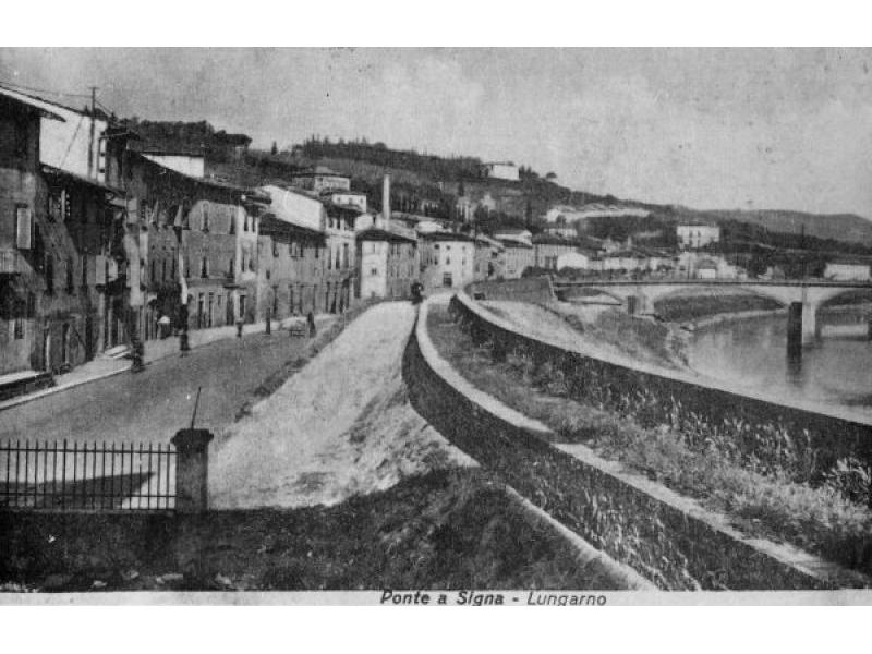 Ponte a Signa, il Lungarno 1930