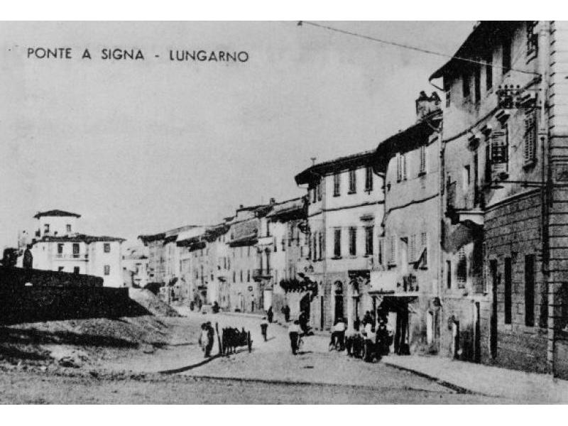 Ponte a Signa, lungarno, 1930 | Lastra a Signa
