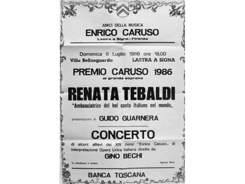 Premico Caruso 1986 a Renata Tebaldi