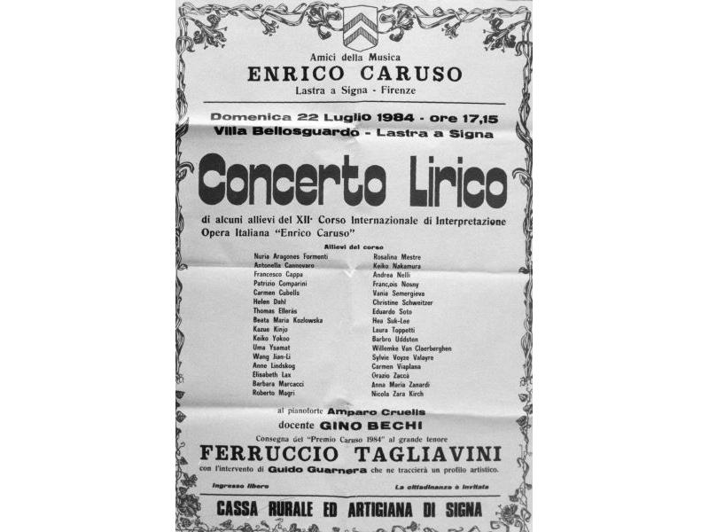 Premico Caruso 1984 a Ferruccio Tagliavini