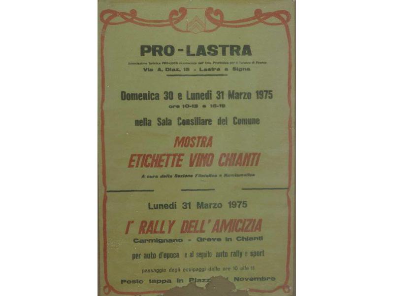 1975 Mostra etichette Vino Chianti