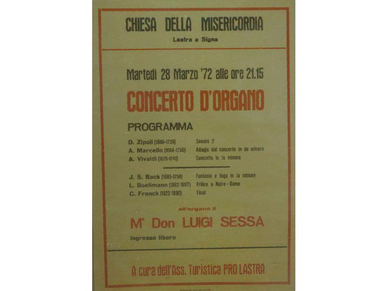 28 marzo 1972 Concerto d'organo