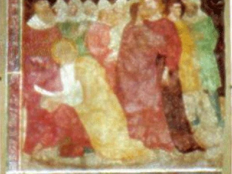 Il bacio di Giuda (XIV sec,bottega degli Orcagna)