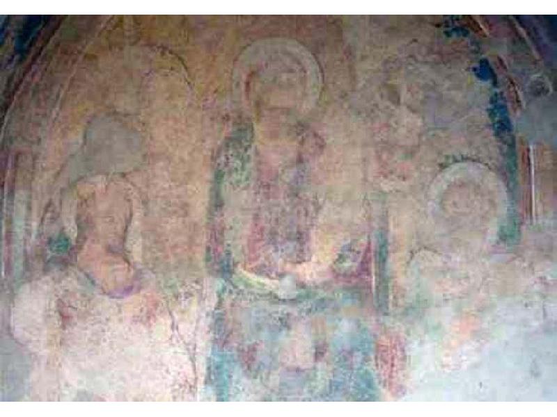 Brucianesi, Madonna con Bambino tra San Giovanni Battista e Santo Stefano (secolo XV) Lastra a Signa