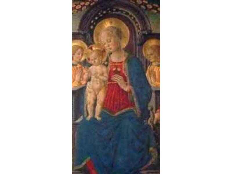 Brucianesi di Lastra a Signa, Madonna con Bambino (XV sec scuola Filippo Lippi)