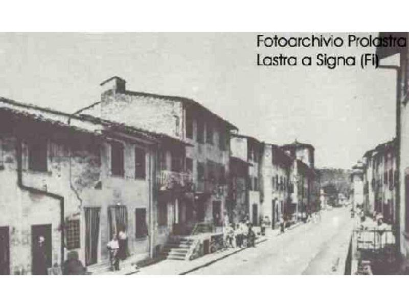 Porto di mezzo, via Livornese 1920  (Lastra a Signa)