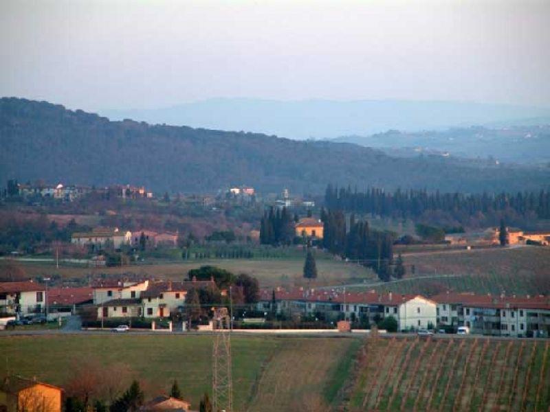 Marliano e Quattro Strade visti dal Castello di Malmantile (Lastra a Signa 2003)