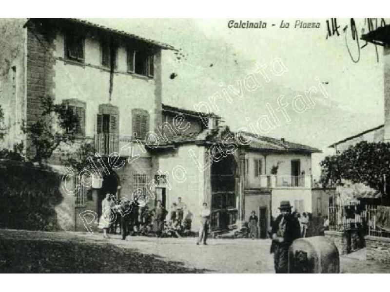 Calcinaia. La piazza - 1927 | Lastra a Signa