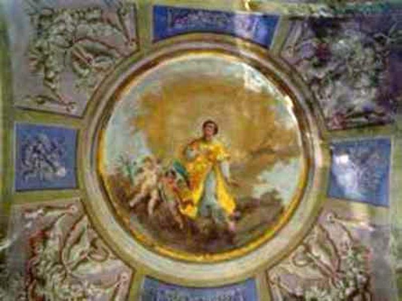 Santo Stefano a Calcinaia<br>Cupola della tribuna,<br>Santo Stefano con Angeli | Lastra a Signa, foto 2006