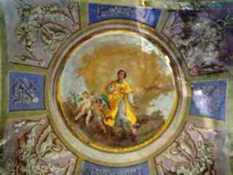 Santo Stefano a Calcinaia<br>Cupola della tribuna,<br>Santo Stefano con Angeli | Lastra a Signa, foto 2006