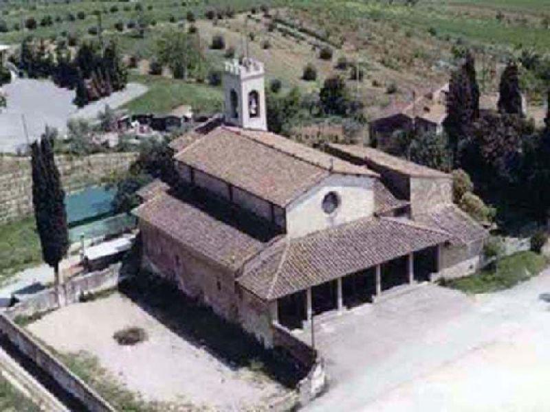 Malmantile, San Pietro in Selva<br>Panorama aereo 2006