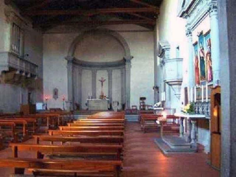 Altar Maggiore e  pulpito | chiesa di San Martino a Gangalandi, Lastra a Signa