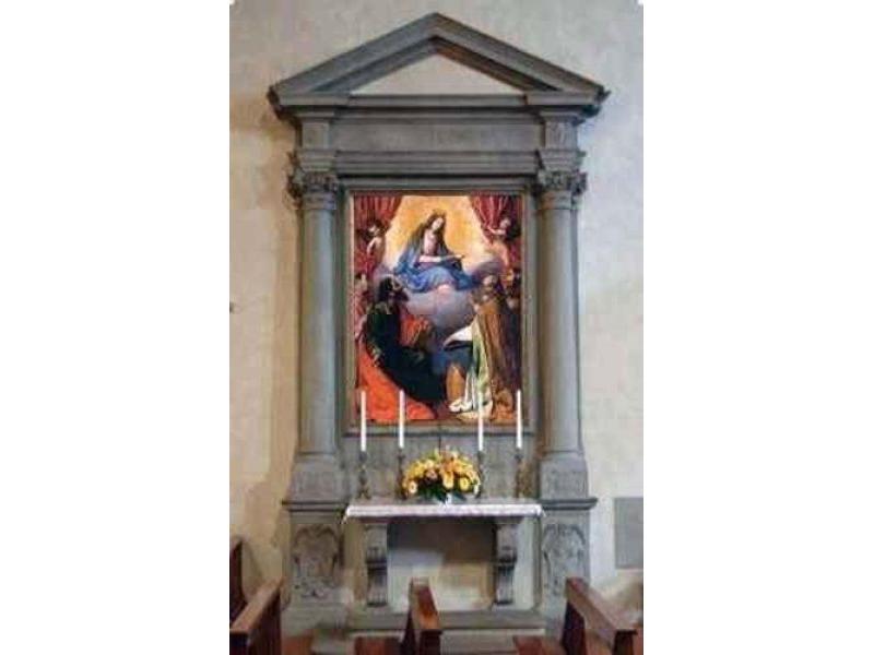 Altare dell`Inconorazione - Tela di Matteo Rosselli 1615 | Chiesa di San Martino a Gangalandi