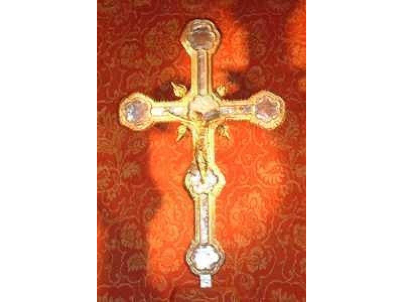 Croce astile, manifattura toscana (XV sec) | museo vicariale di San Martino a Gangalandi, Lastra a Signa