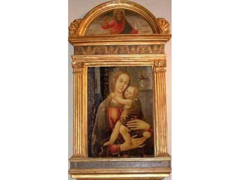 Madonna con Bambino - J.Del Sellaio XV sec | museo vicariale di San Martino a Gangalandi, Lastra a Signa