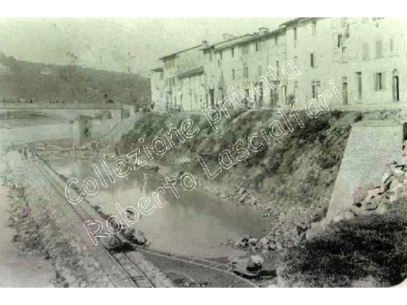 Ponte a Signa -  18  Sistemazione dell`Arno  1903