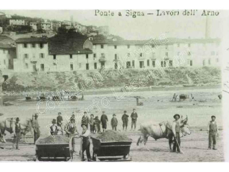 Ponte a Signa -  06 Sistemazione dell`Arno  1904