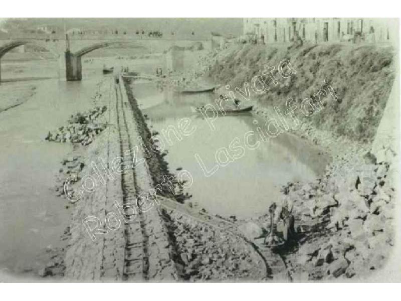 Ponte a Signa -  02 Sistemazione dell`Arno  1903