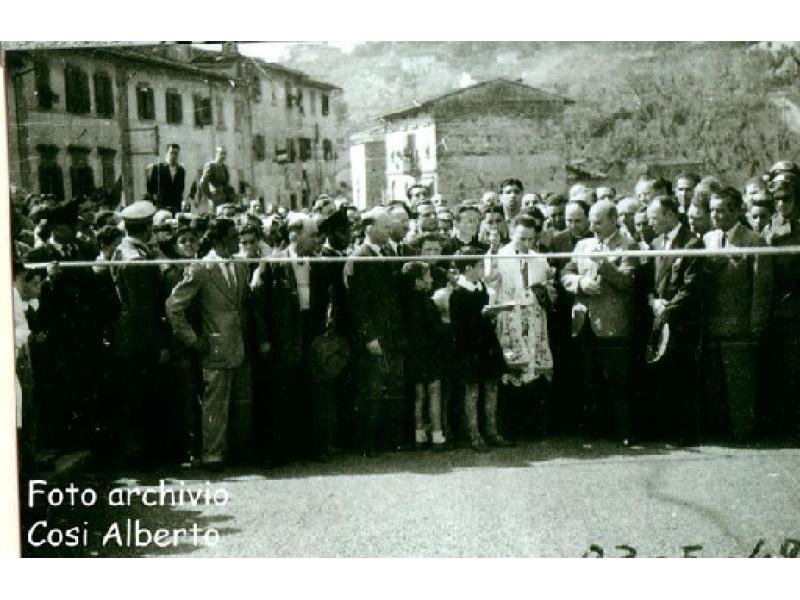 1949 Inaugurazione Ponte Nuovo sull'Arno 23 Maggio 1949