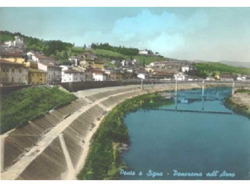 Ponte a Signa, Passerella pedonale sull'Arno 1966