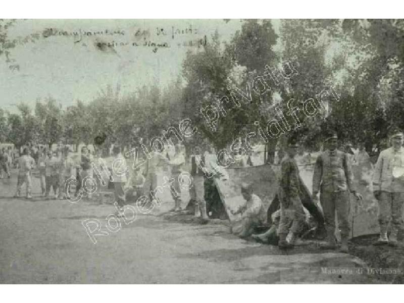 Ponte a Signa - Manovre di Divisione. Soldati 1900