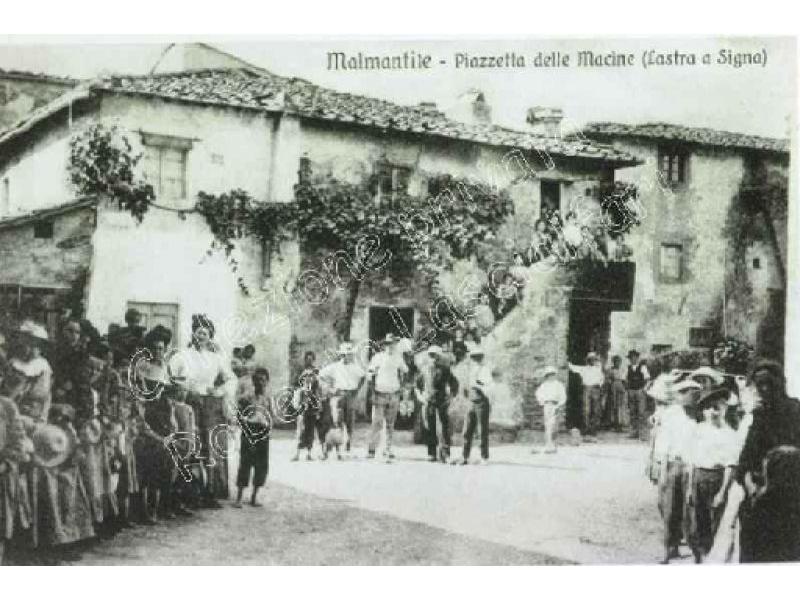 Malmantile  Piazzetta delle Macine - 1910