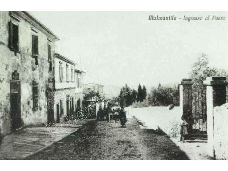 Malmantille. Ingresso al paese - 1940