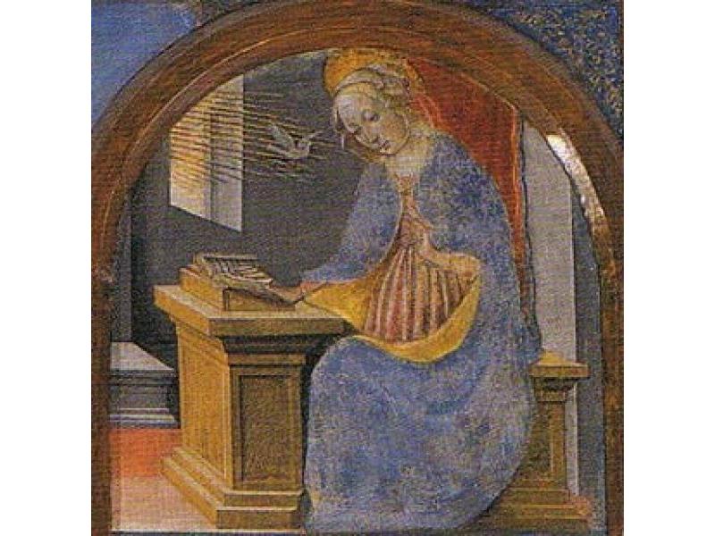 Annunciazione,part.(1480 Neri Di Bicci e Maestro di Marradi) Malmantile foto 2005