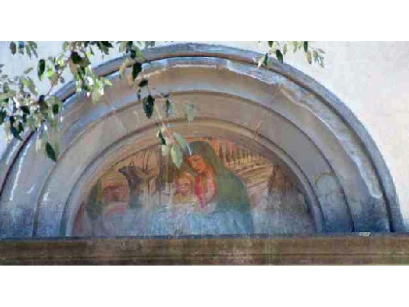 Chiesa di Santi Jacopo e Filippo a Lecceto (xv sec Ingresso part) foto 2005 | Malmantile