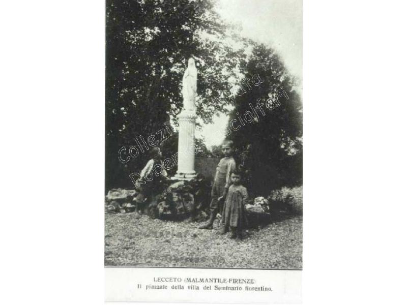 Malmantile. II piazzale della villa del Seminario fiorentino - 1913