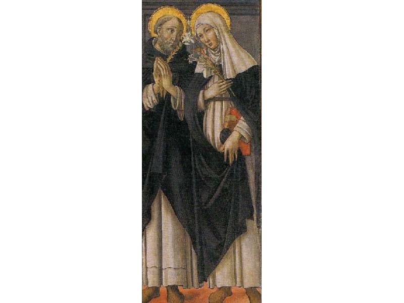 S.Domenico e S.Caterina da Siena,part.(1480 Neri Di Bicci e Maestro di Marradi) Malmantile foto 2005