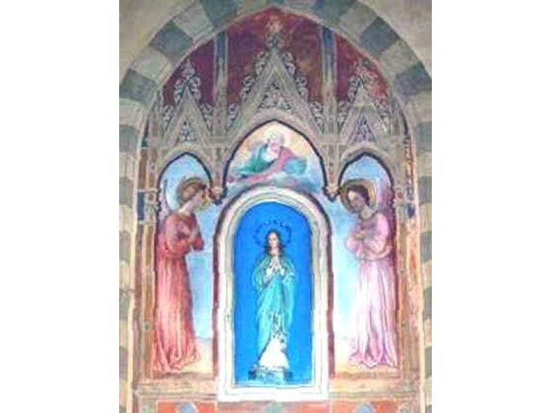 Gesù fra angeli. (G.Santelli XIX sec) | Chiesa di San Romolo, Lastra a Signa
