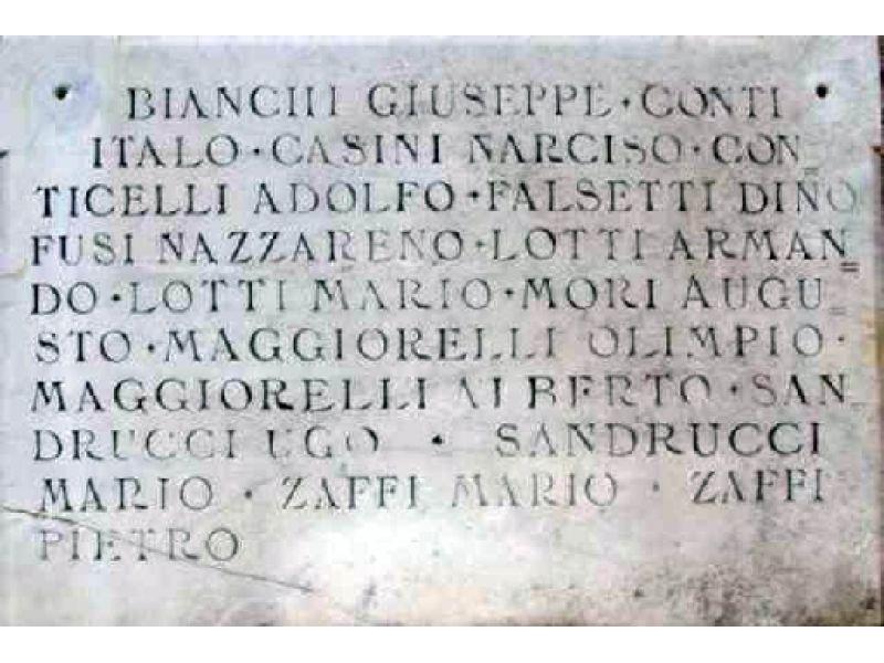 San Romolo Commemorazione caduti, i nomi foto 2005 | Lastra a Signa