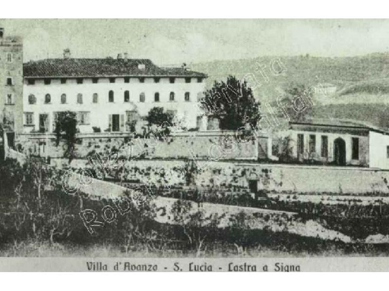Lastra a Signa - Santa Lucia. Villa D`Avanzo - 1917