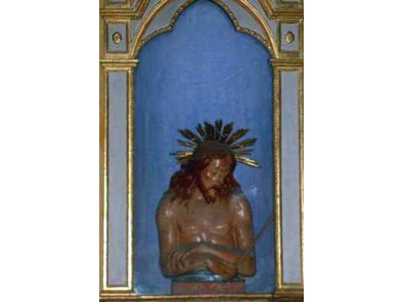 Ecce Homo, Manifattura toscana XVII sec, Scultura devozionale già dell`altare della Pietà | (Lastra a Signa 2005)