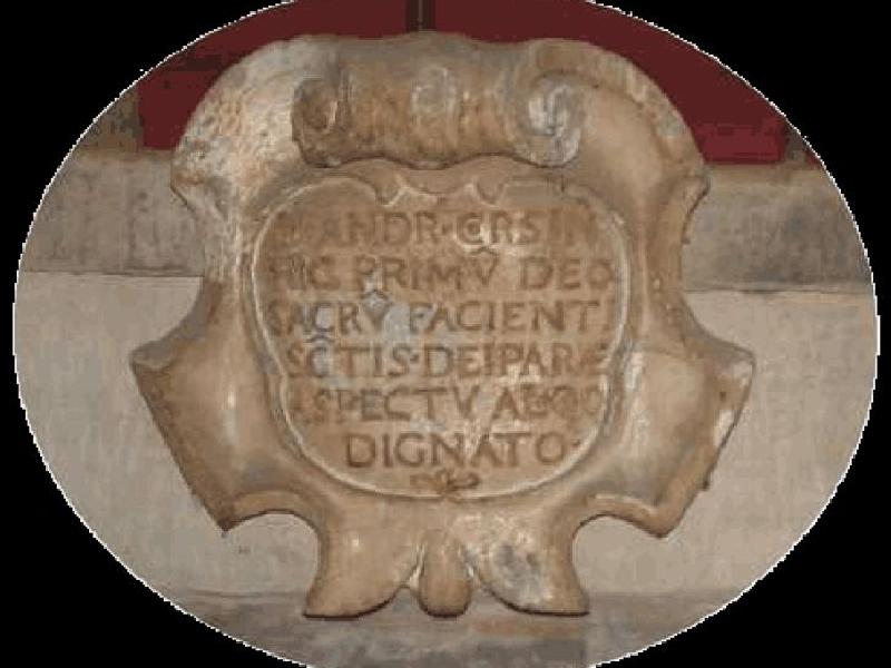 Ricordo visione della Madonna da parte di Sant`Andrea Corsini (1693) | Santa Maria alle Selve (Lastra a Signa 2005)